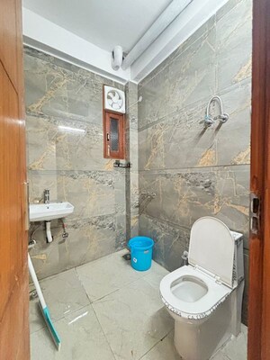Bathroom in 2 BHK Builder Floor at Palm Residency Chhatarpur, Chattarpur – for Sale