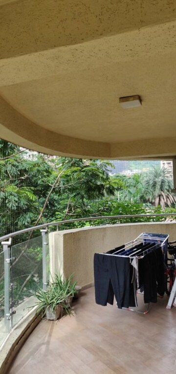 Balcony in 3 BHK Apartment at Nahar Amrit Shakti, Chandivali – for Rent