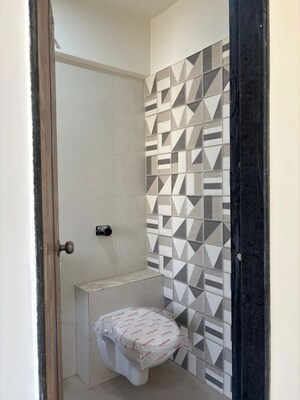 Bathroom in 3 BHK Apartment at Chirag Vijayi Jwala, Goregaon West – for Rent