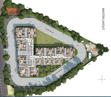 Master Plan in 3 BHK Apartment at Vian Mrida, Kollur – for Sale