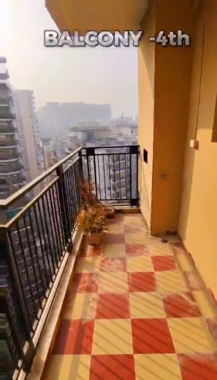 Balcony, casa-woodstock 3 Bedroom 1333 Sq.Ft. Apartment In Sector 16c Greater Noida Greater Noida 10074367