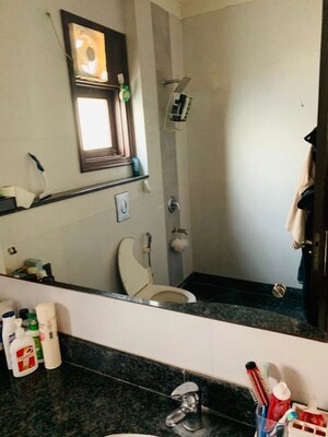 Bathroom in 3 BHK Builder Floor at Kailash Colony – for Rent