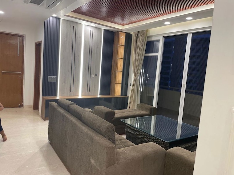 Living Room, m3m-golf-hills 4 Bedroom 2685 Sq.Ft. Apartment In Sector 79 Gurgaon 10074401