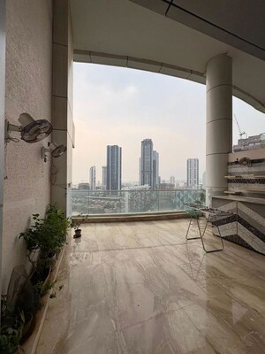 Balcony in 2 BHK Apartment at Enpar Lotus Residency, Lower Parel – for Rent