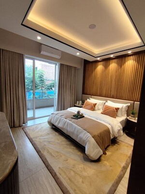 Bedroom in 3.5 BHK Builder Floor at Adani Samsara Vilasa, Sector 63 – for Sale