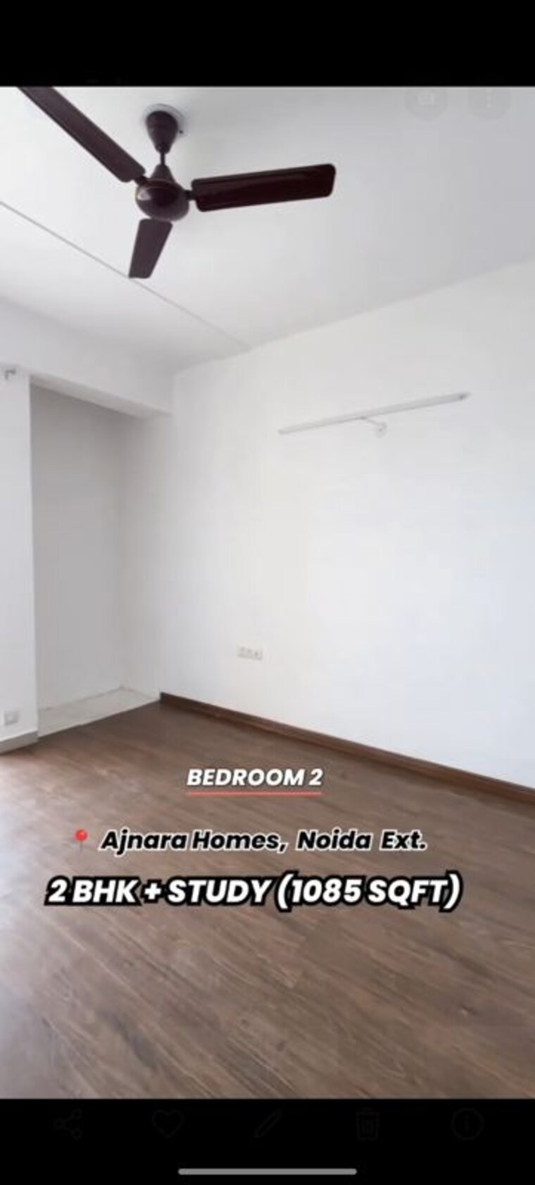 Room, ajnara-homes 2.5 Bedroom 1085 Sq.Ft. Apartment In Sector 16b Greater Noida Greater Noida 10074445
