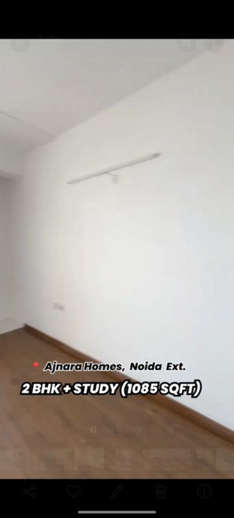 Room, ajnara-homes 2.5 Bedroom 1085 Sq.Ft. Apartment In Sector 16b Greater Noida Greater Noida 10074445