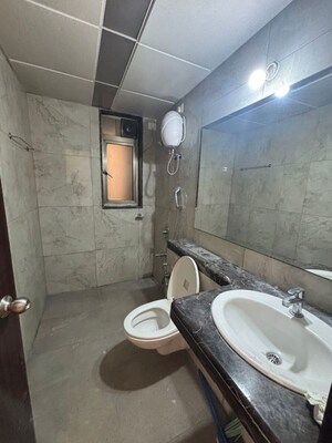 Bathroom in 3 BHK Apartment at L&T Emerald Isle, Powai – for Rent