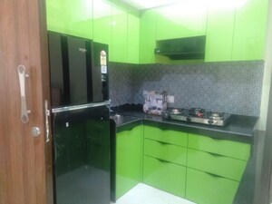 Kitchen in 1 BHK Apartment at Lodha Majiwada Tower 5, Majiwada – for Rent