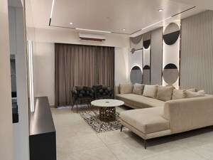 Living Room in 4 BHK Apartment at Rishita Serenity, Sushant Golf City – for Sale