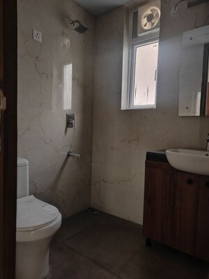Bathroom in 2.5 BHK Builder Floor at Smart World Gems, Sector 89 – for Rent