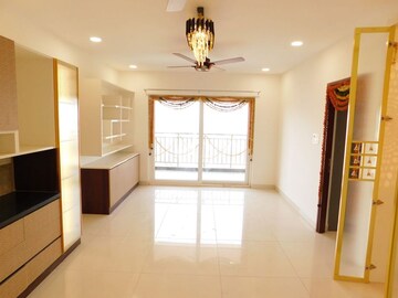 Living Room in 3 BHK Apartment at GHR Titania, Kondapur – for Rent