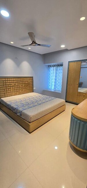 Bedroom in 3 BHK Apartment at Cosmos Horizon, Thane West – for Rent