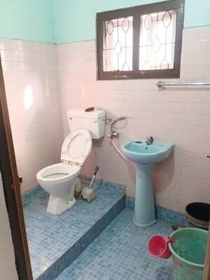 Bathroom in 1 BHK Villa at Panjabari – for Rent