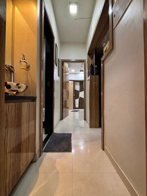 Building Lobby in 1 BHK Apartment at The Wadhwa Evergreen Heights, Kalwa – for Sale