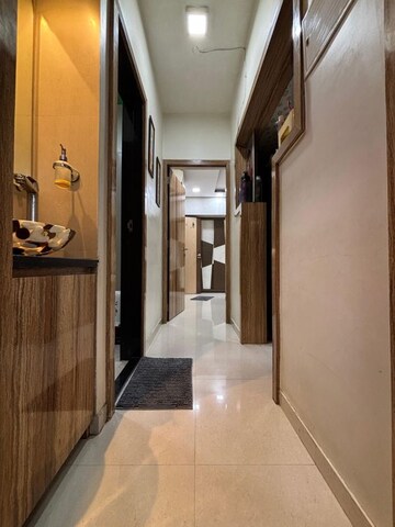 Building Lobby in 1 BHK Apartment at The Wadhwa Evergreen Heights, Kalwa – for Sale