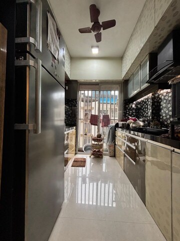 Kitchen in 1 BHK Apartment at The Wadhwa Evergreen Heights, Kalwa – for Sale