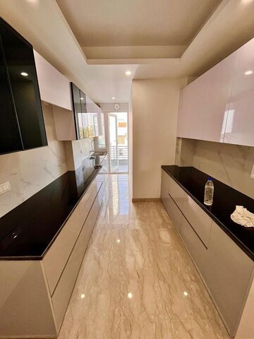 Kitchen in 3 BHK Builder Floor at Ansal Sushant Lok I, Sector 43 – for Rent