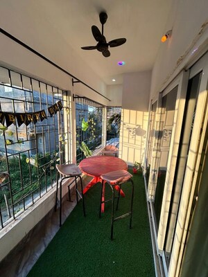 Balcony in 3 BHK Villa at Ghoramara – for Rent