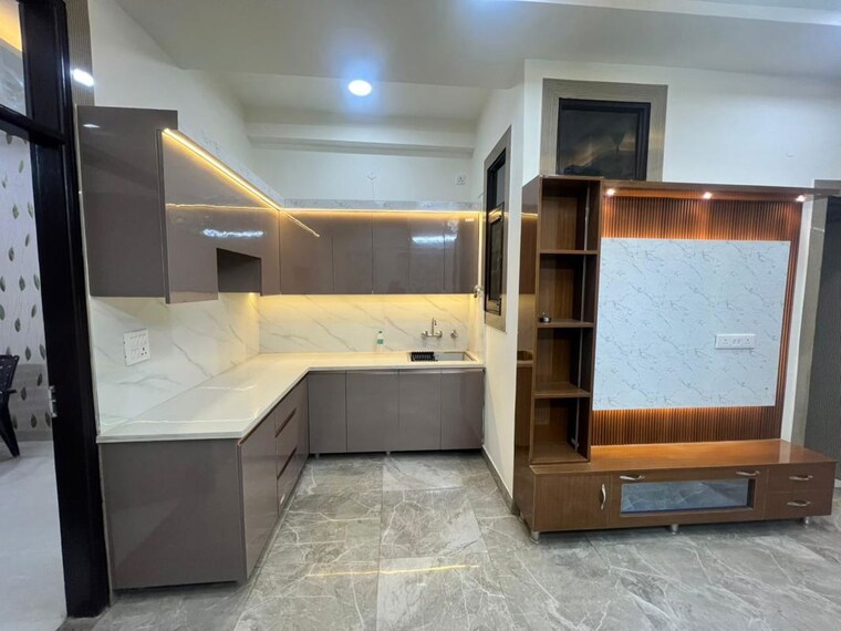 Kitchen, vasundhara sector 1 2 Bedroom 850 Sq.Ft. Builder Floor In Vasundhara Sector 1 Ghaziabad 10074699