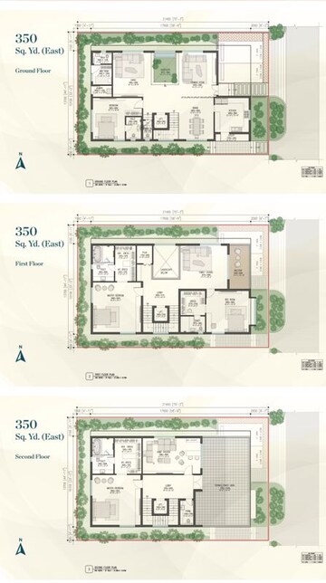 Floor Plan in 6+ BHK Villa at Tukkuguda – for Sale