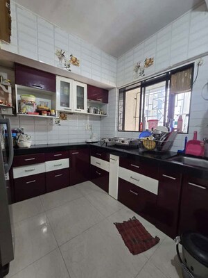Kitchen in 1 BHK Apartment at Amrut Aangan, Kalwa – for Sale
