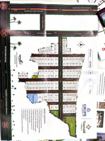  Plot – Map Location View at Grupe Emerald Homes, Brahmanapalle - for Sale