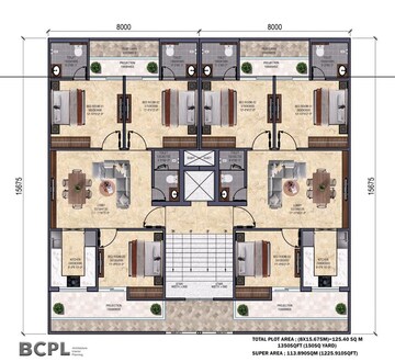 Master Plan in 3 BHK Builder Floor at Amolik Aster Woods, Sector 98 – for Sale