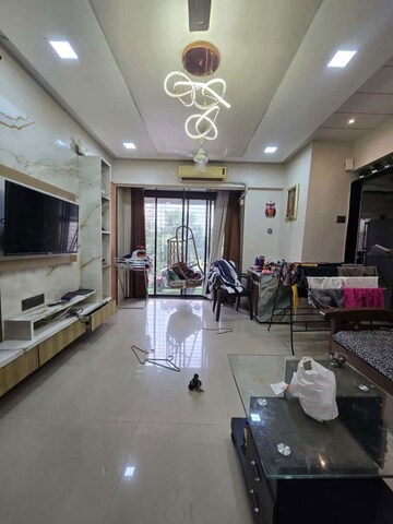 Living Room in 2 BHK Apartment at Galaxy Tower, Parsik – for Sale