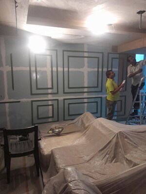 Living Room in 3.5 BHK Apartment at Smart World Gems, Sector 89 – for Rent