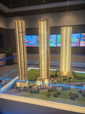 Swimming Pool in 4 BHK Apartment at Ganga Anantam, Sector 85 – for Sale