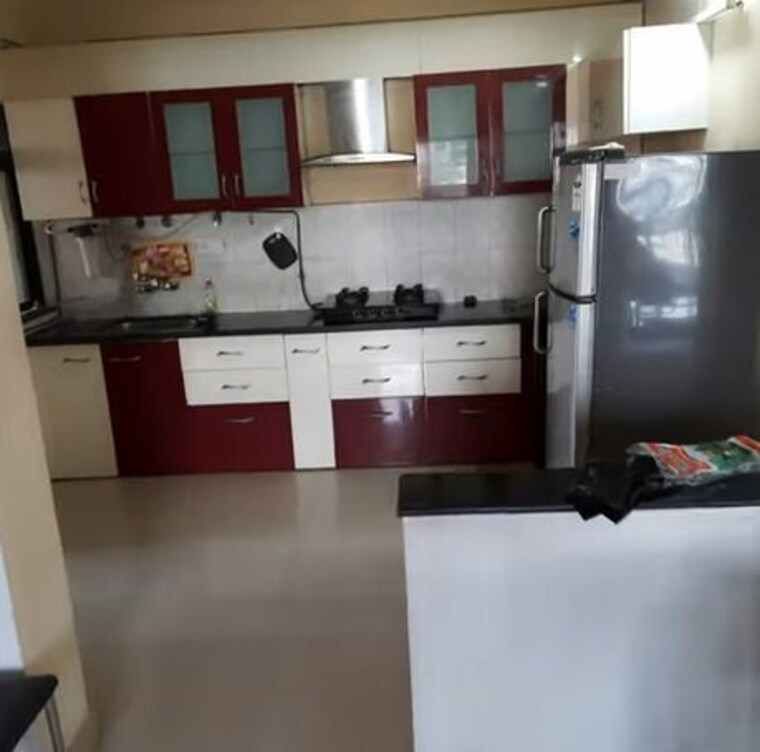 Kitchen, brahma-suncity 2 Bedroom 1000 Sq.Ft. Apartment In Wadgaon Sheri Pune 10074813