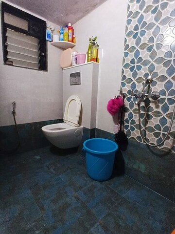 Bathroom in 1 BHK Apartment at Nature Glory Apartment, Kalwa – for Sale
