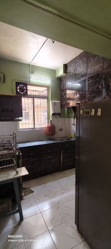 Kitchen in 1 RK Apartment at Airoli Sector 8a – for Rent