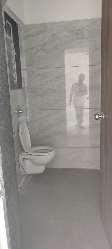 Bathroom in 1 BHK Apartment at Metropolis Bayside, Kasarvadavali – for Rent