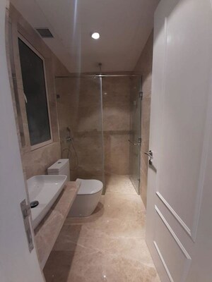 Bathroom in 3 BHK Apartment at Indiabulls Blu, Worli – for Rent