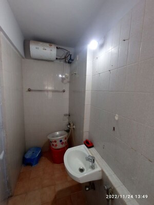 Bathroom in 1 BHK Apartment at Lokhandwala Whispering Palms, Kandivali East – for Rent