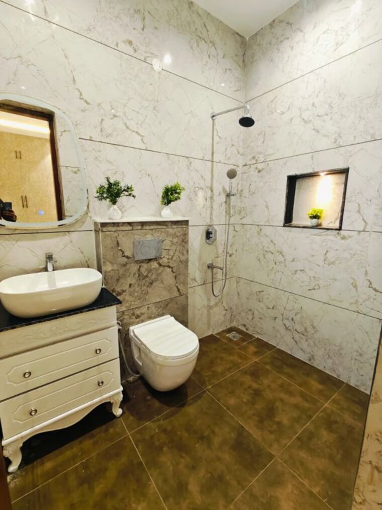 Bathroom, ambala highway 3 Bedroom 1750 Sq.Ft. Apartment In Ambala Highway Zirakpur 10075001