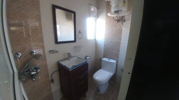 Bathroom in 1 RK Builder Floor at Saket – for Rent
