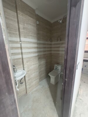 Bathroom in 1 BHK Builder Floor at Chattarpur – for Rent