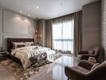 Bedroom in 4 BHK Apartment at K Raheja Modern Vivarea, Mahalaxmi – for Rent