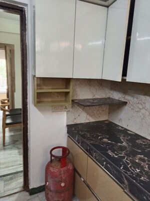 Kitchen in 3 BHK Builder Floor at Sushant Lok I – for Rent