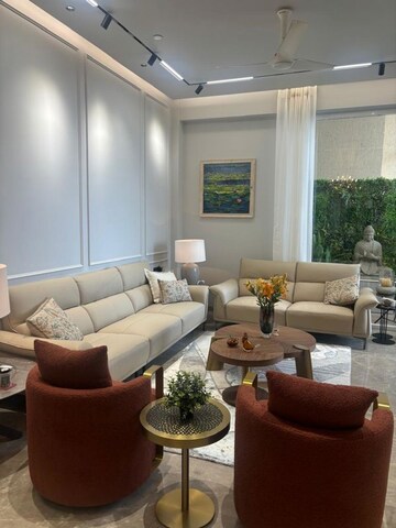 Living Room in 4 BHK Apartment at Indiabulls Sky Forest, Lower Parel – for Rent