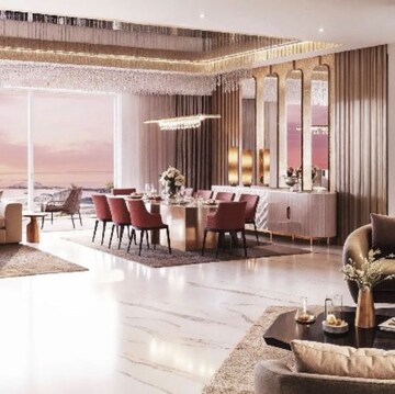 Living Room in 4 BHK Apartment at Bandra West – for Sale