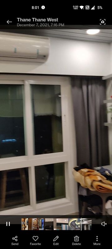 Master Bedroom in 2 BHK Apartment at Dosti West County, Balkum Pada – for Sale