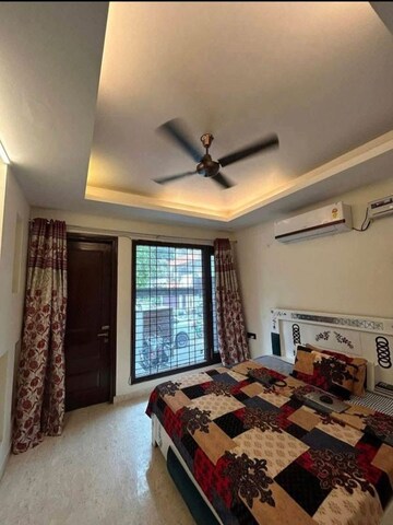 Bedroom in 3 BHK Builder Floor at Sushant Lok I – for Rent