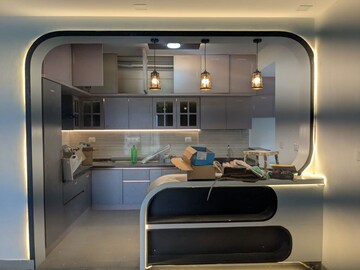 Kitchen in 3 BHK Apartment at Mittal Palms, Jakkuru – for Rent