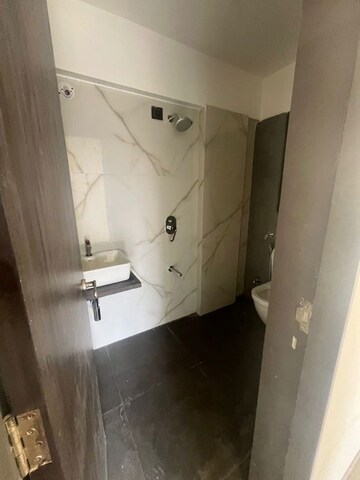 Bathroom in 2 BHK Apartment at Gurukrupa Marina Enclave, Malad West – for Rent