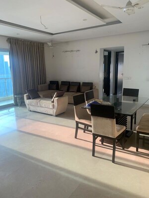 Living Room in 4 BHK Apartment at DB Orchid Woods, Goregaon East – for Rent