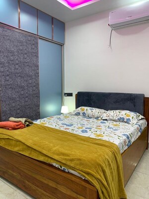 Bedroom in 3 BHK Apartment at Shree Alkapuri Heights, Kothaguda – for Rent